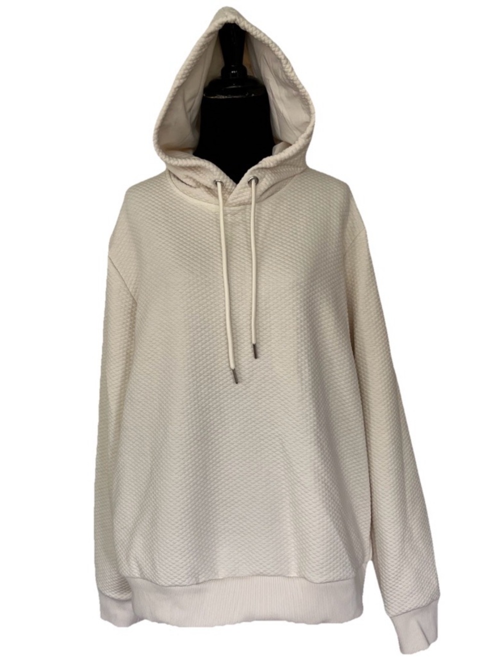 Gorpcore Porter & Ash Cross Textured Interlock Hoodie Sweatshirt Luxury Quilted